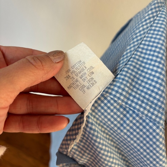 Vintage Blue & White Gingham Skort - Picture 11 of 11